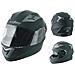 Casco Integrale Moto Scooter Visierino Parasole Touring Nero Opaco Xs - Foto miniatura 1