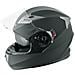 Casco Integrale Moto Scooter Visierino Parasole Touring Nero Opaco Xs - Foto miniatura 4
