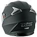 Casco Integrale Moto Scooter Visierino Parasole Touring Nero Opaco Xs - Foto miniatura 5