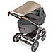 Universale Bambino Parasole Per Carrozzina Passeggino Buggy E Navicella Passeggino Sun Sail Con Protezione Uv 50 E Su E Gi Funzione Dello Scorrevole - Beige. . . - Foto miniatura 1