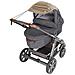 Universale Bambino Parasole Per Carrozzina Passeggino Buggy E Navicella Passeggino Sun Sail Con Protezione Uv 50 E Su E Gi Funzione Dello Scorrevole - Beige. . . - Foto miniatura 3