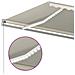 Tenda da Sole Retrattile Manuale con LED 400x300 cm Crema - Foto miniatura 4