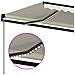 Tenda da Sole Retrattile Manuale LED 450x350 cm Crema - Foto miniatura 3