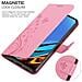 Custodia Compatibile Con Xiaomi Redmi 9t / Poco M3 In Rosa Fiore - Coperchio Protettivo In Design Floreale Con Chiusura Magnetica, Funzione Stand E Slot Per Carte - Foto miniatura 5