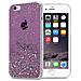 Cadorabo Custodia Compatibile Con Apple Iphone 6 / 6s In Viola Con Glitter - Coperchio Protettivo In Silicone Tpu Flessibile Con Glitter Scintillanti - Foto miniatura 1