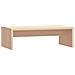 Supporto Per Monitor 50x27x15 Cm In Legno Massello Di Pino - Foto miniatura 1