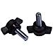 Volantino Maschio A Farfalla In Abs Perno Mm 6x15 X 1000 Pz - Foto miniatura 1