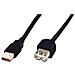 Cavo Diguts Usb 2.0 A To Usb A. M/f. 5mt. (prolunga). Nero. Lp8152b - Foto miniatura 1