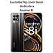 Smart Book Custodia Poket Silicone Flip Cover Case Per Realme 8i Black - Foto miniatura 2