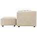 Monroe Divano Modulare 3 Posti + 1 Poggiapiedi In Velluto A Coste Beige - Foto miniatura 8