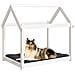 Cuccia per Cani Bianca 101x70x90 cm in Legno Massello di Pino - Foto miniatura 4
