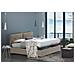 Letto Singolo Milena, Letto Contenitore Con Rivestimento In Ecopelle, 100% Made In Italy, Apertura Frontale, Adatto Per Materasso Cm 80x190, Tortora - Foto miniatura 3