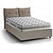 Letto Singolo Milena, Letto Contenitore Con Rivestimento In Ecopelle, 100% Made In Italy, Apertura Frontale, Adatto Per Materasso Cm 80x190, Tortora - Foto miniatura 4