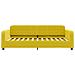 Divano Letto Con Materasso Giallo 80x200 Cm In Velluto - Foto miniatura 2