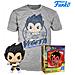 Funko Set Pop E T-shirt (m) Vegeta 614 - Foto miniatura 1