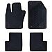 Set Da 4 Tappetini In Gomma Per Auto Compatibili Per 500x, Adatto A Tutte Le Stagioni, Nero, Sagomati Anteriori E Posteriori - Ka2872 - Foto miniatura 1