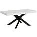 Tavolo Allungabile 90x180/284 Cm Volantis Telaio Antracite - Bianco Frassino - Foto miniatura 2