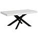 Tavolo Allungabile 90x180/284 Cm Volantis Telaio Antracite - Bianco Frassino - Foto miniatura 1
