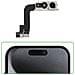 Fotocamera Frontale Per Iphone 15 Pro Max Sensore Selfie 12mp, Nero - Foto miniatura 3