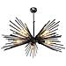 Lampada Da Soffitto A 5 Luci Salem Mdl3806 Metallo Nero - Foto miniatura 1
