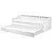 Letto Estraibile Legno Di Pino Edern 90 X 200 Cm Bianco - Foto miniatura 7