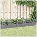Fioriera Giardino Picchetti Grigio Chiaro 363,5x43,5x43,5 Cm Pp - Foto miniatura 1