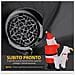 Babbo Natale Gonfiabile con Capretta e Luci LED Integrate per Esterno 135x85x180cm - Foto miniatura 5