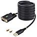 1P10FFCN-USB-SERIAL cavo seriale Nero 3 m USB tipo A DB-9 - Foto miniatura 9