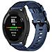 Cinturino In Nylon Per Smartwatch Garmin Forerunner 255/265/245 Blue M - Foto miniatura 2