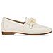 White Casual Closed Loafers Mocassino Pelle Scarpe Donna Bianco Eu 37, D0k00-80 - Foto miniatura 2