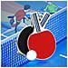 Portachiavi Con Racchetta Da Tennis Tavolo, Unico, In Lega D'argento  S - Foto miniatura 2