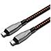 Cavo Armoured Pro 240w Da Usb-c A Usb-c In Kevlar Da 1 M, Nero - Foto miniatura 2