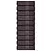 Asciugamani Ospiti 10 Pz Antracite 30x50cm 360 G/m 100% Cotone - Foto miniatura 1