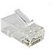 Rj45 Utp Connettore Passivo Cat. 5e (confezione Da 100 Pz) - Foto miniatura 1