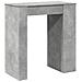 Tavolo Bar con Rastrelliera Grigio 95x47x103,5 cm Multistrato - Foto miniatura 6