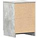 Lusso Casadino -  Comodino Grigio Cemento 38x35x56 Cm In Legno Multistrato - Foto miniatura 7