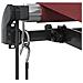 Tenda da Sole Retrattile Automatica con LED Bordò 400x350 cm - Foto miniatura 7