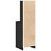 Highboard Nero Quercia 40x41x135 cm Legno ingegnerizzato - Foto miniatura 8