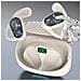 Auricolari Bluetooth Open-ear Tws Con Display Led E Lunga Durata Beige - Foto miniatura 2