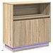 Credenza con LED rovere sonoma 71 x 34.5 x 75 cm - Foto miniatura 1