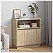Credenza con LED rovere sonoma 71 x 34.5 x 75 cm - Foto miniatura 2