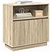 Credenza con LED rovere sonoma 71 x 34.5 x 75 cm - Foto miniatura 3