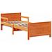 Letto Estensibile per Bambini Cera marrone 80 x 130 / 165 / 200 cm - Foto miniatura 1