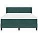 Letto a molle con materasso Verde Scuro 190 x 140 cm Poliestere - Foto miniatura 7