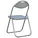 Sedia pieghevole 8 pcs Grigio 48 x 43,5 x 81 cm Pelle Sintetica - Foto miniatura 7