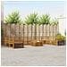 Set divani 11 pcs Naturale Legno di Acacia Massello - Foto miniatura 2