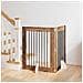 Cancello per cani con supporti 2 pcs Legno antico 80 x 100 cm - Foto miniatura 2