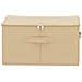 Scatola di Stoccaggio 6 pcs Crema 43 x 34 x 23 cm - Foto miniatura 4