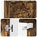 Mobile Lavabo da Parete Rovere Fumo 49,5 x 44,5 x 65 cm - Foto miniatura 5