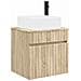 Mobile lavabo da parete Rovere Sonoma 49 x 41 x 63 cm - Foto miniatura 1